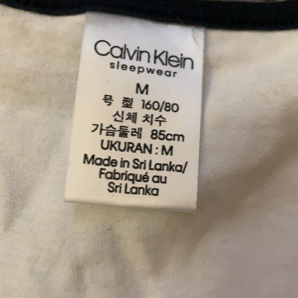 5 for 25 Calvin Klein Sleep Shirt with Logo - Picture 2 of 3